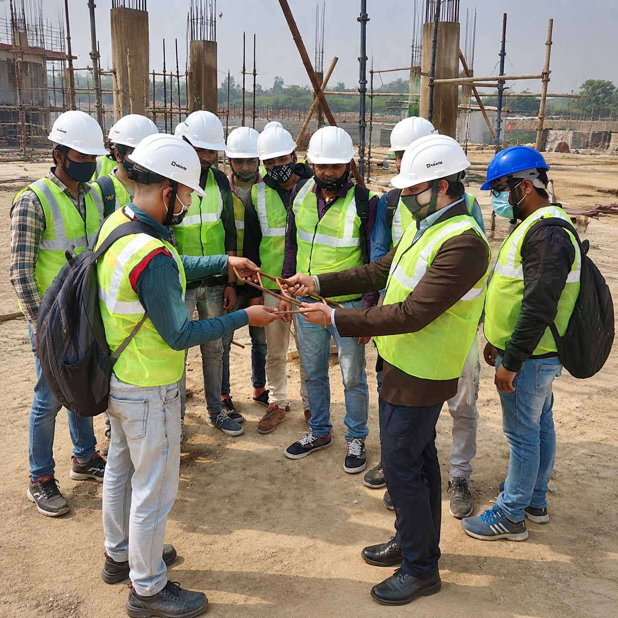 Total Station Site Practical Class - Reinforce