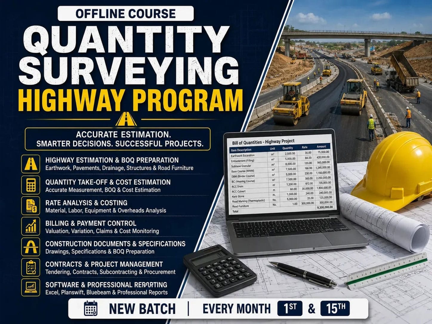 Quantity Surveying Highway
